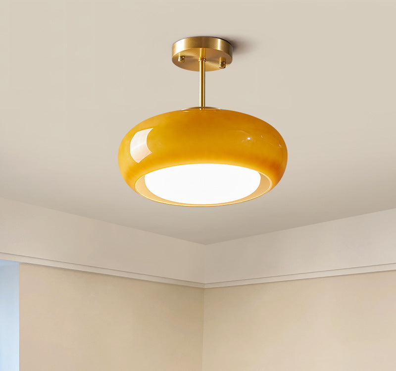 Amber Retro Glass Pendant Light - 231GPL