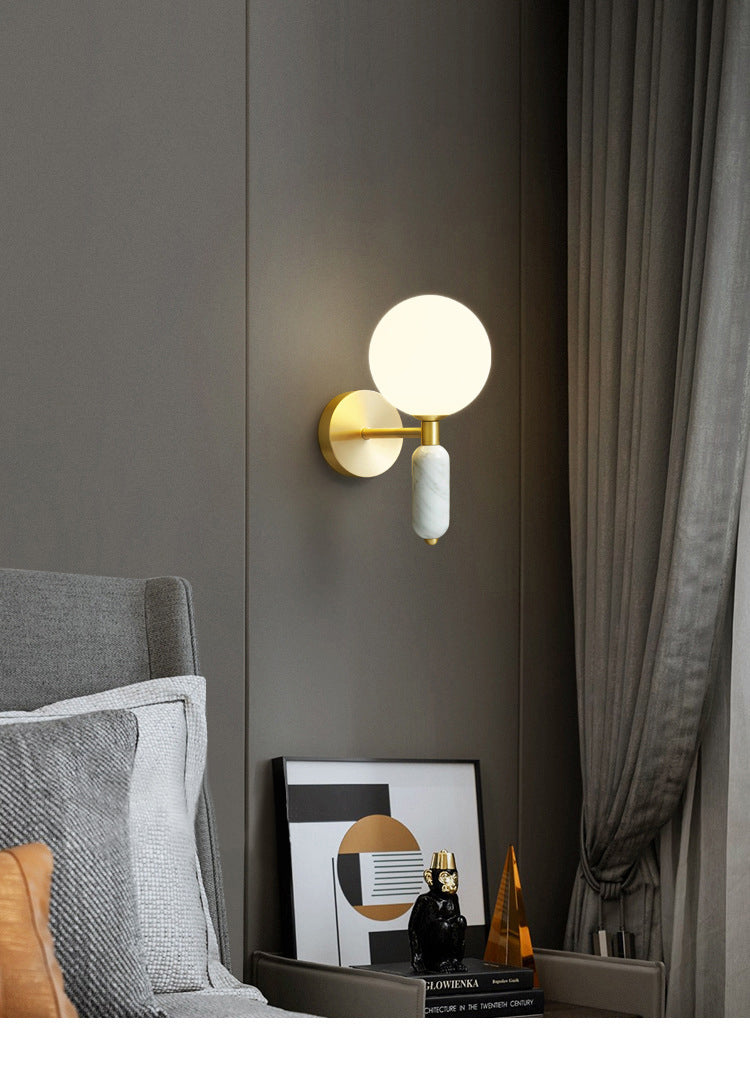 Marble Brass Wall Sconce - 208MWL