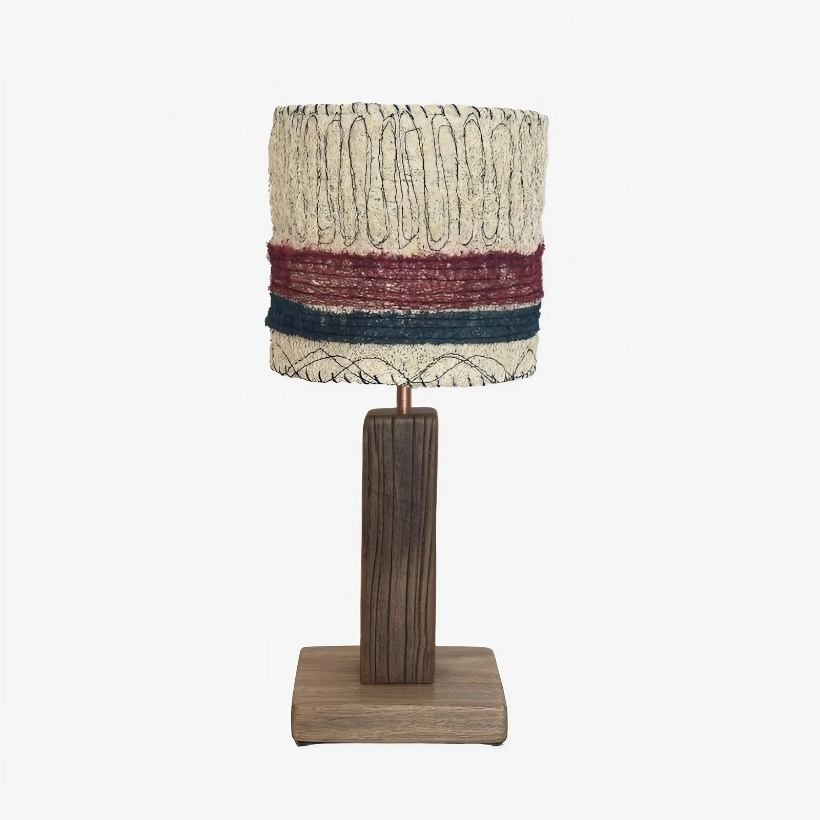 Red and blue stripe shade style