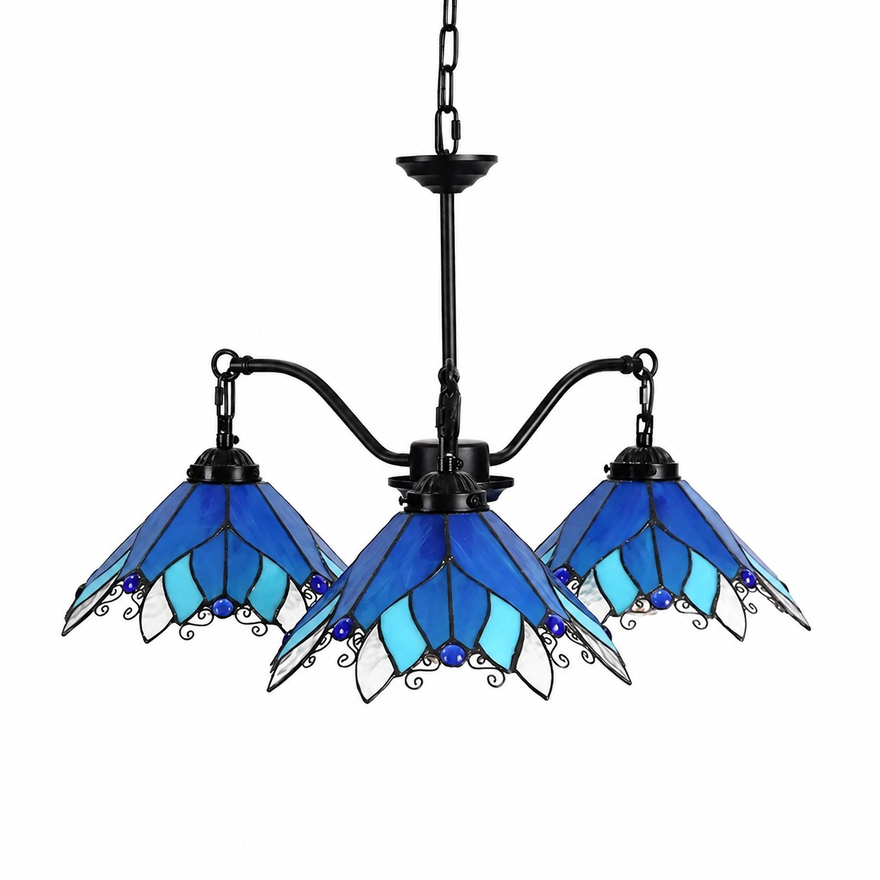 Lustre azul