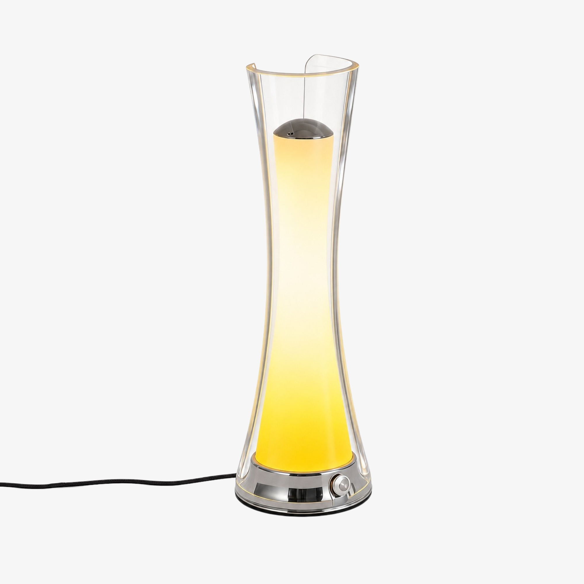 Warm yellow gradient table lamp