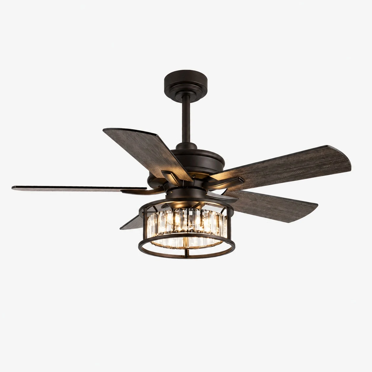 Gaiola de cristal K9 preta / 132 cm / 52″