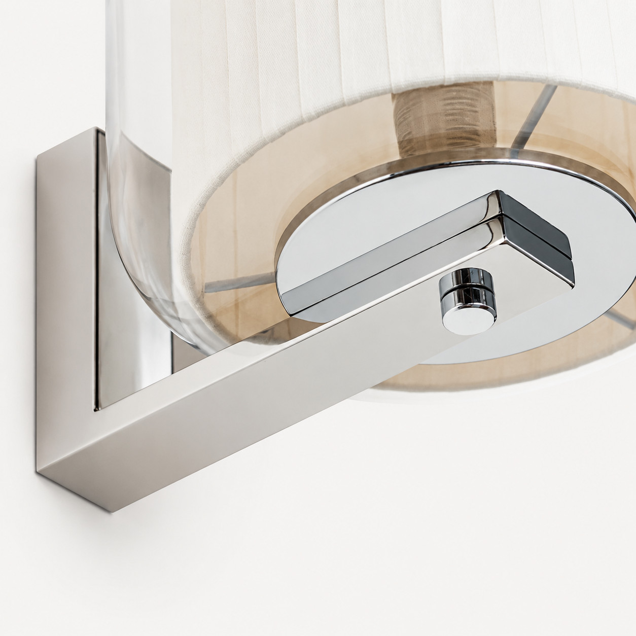 Metal wall mount detail