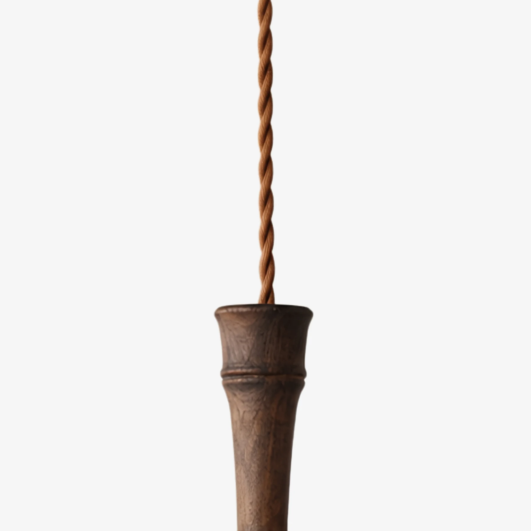 Tapered wood holder detail