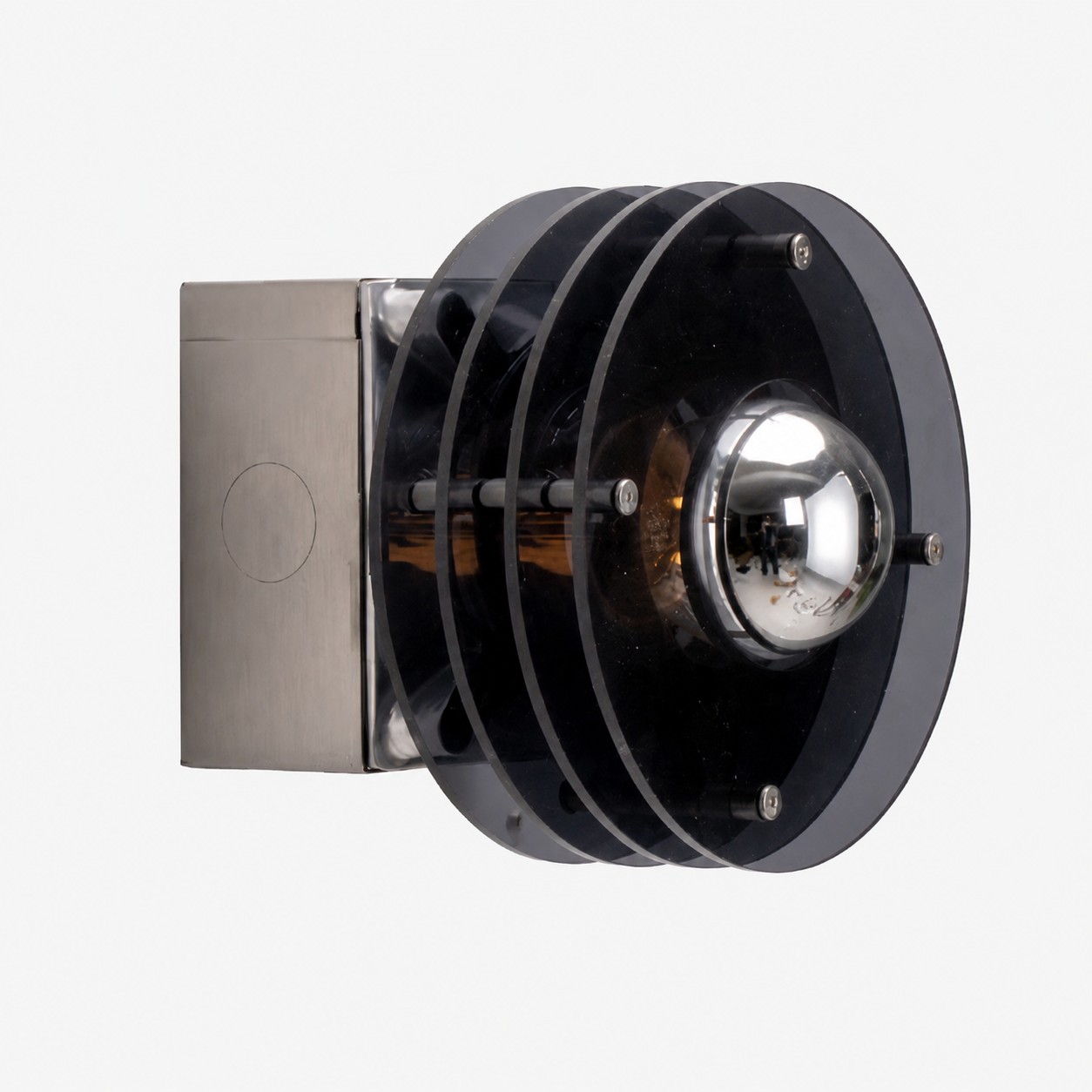 Black acrylic wall lamp SKU image