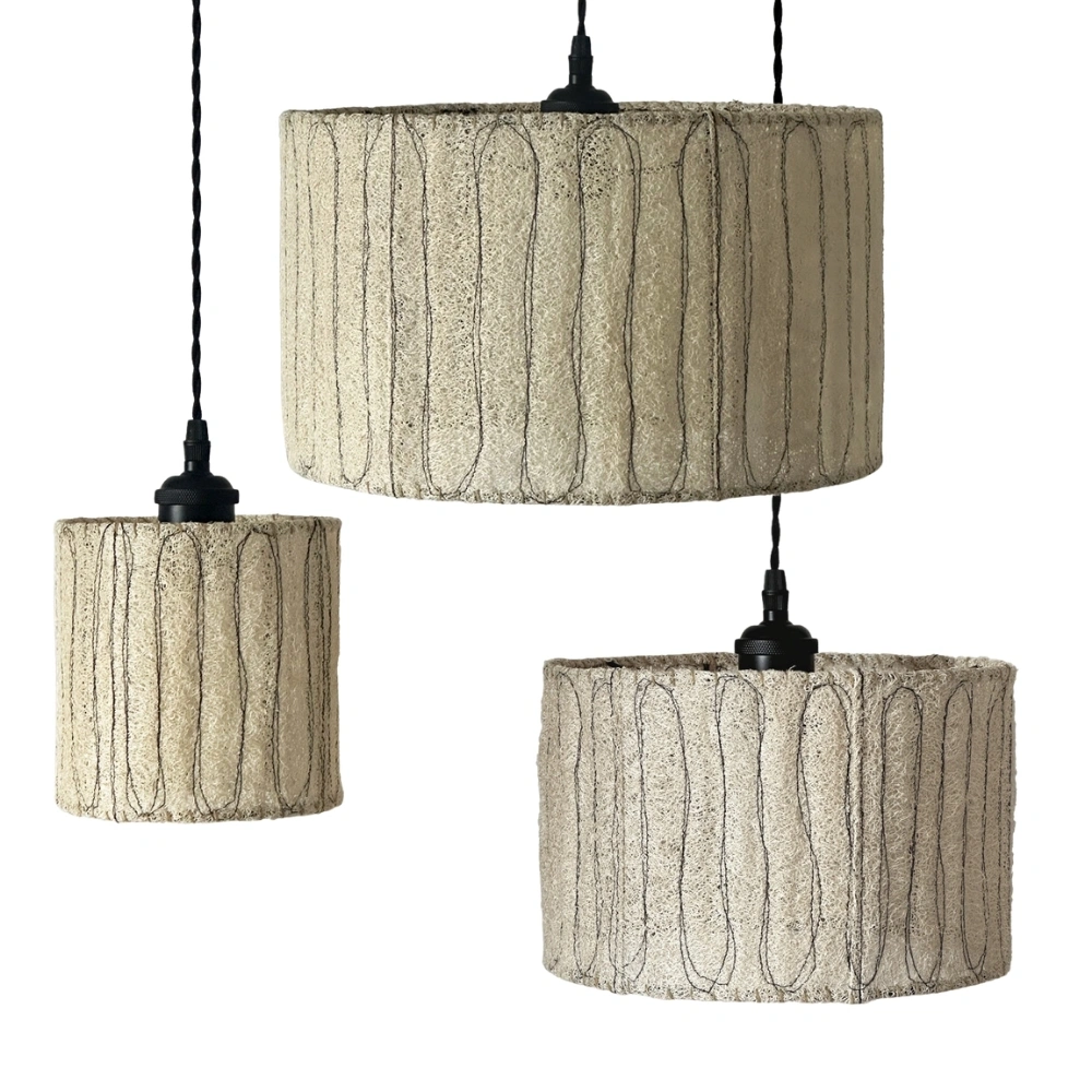 Style C natural loofah pendant SKU view
