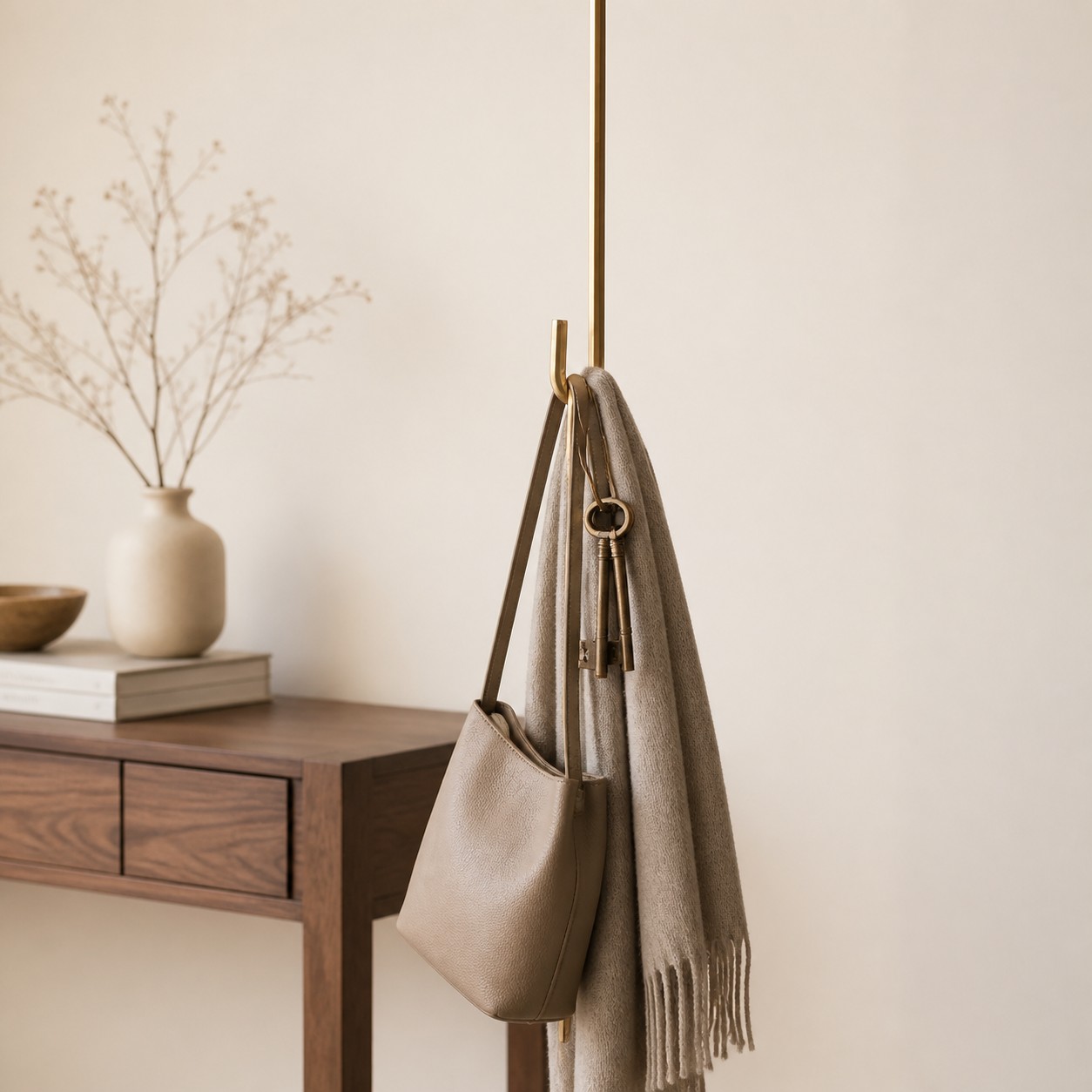 Wall accent / brass finish