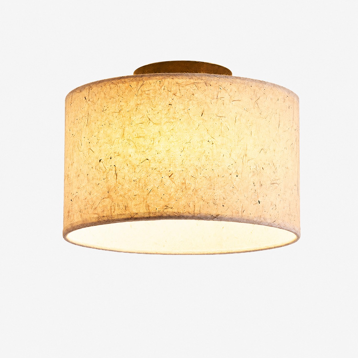 Luminária de teto de papel natural de 23 cm (9,1 polegadas)