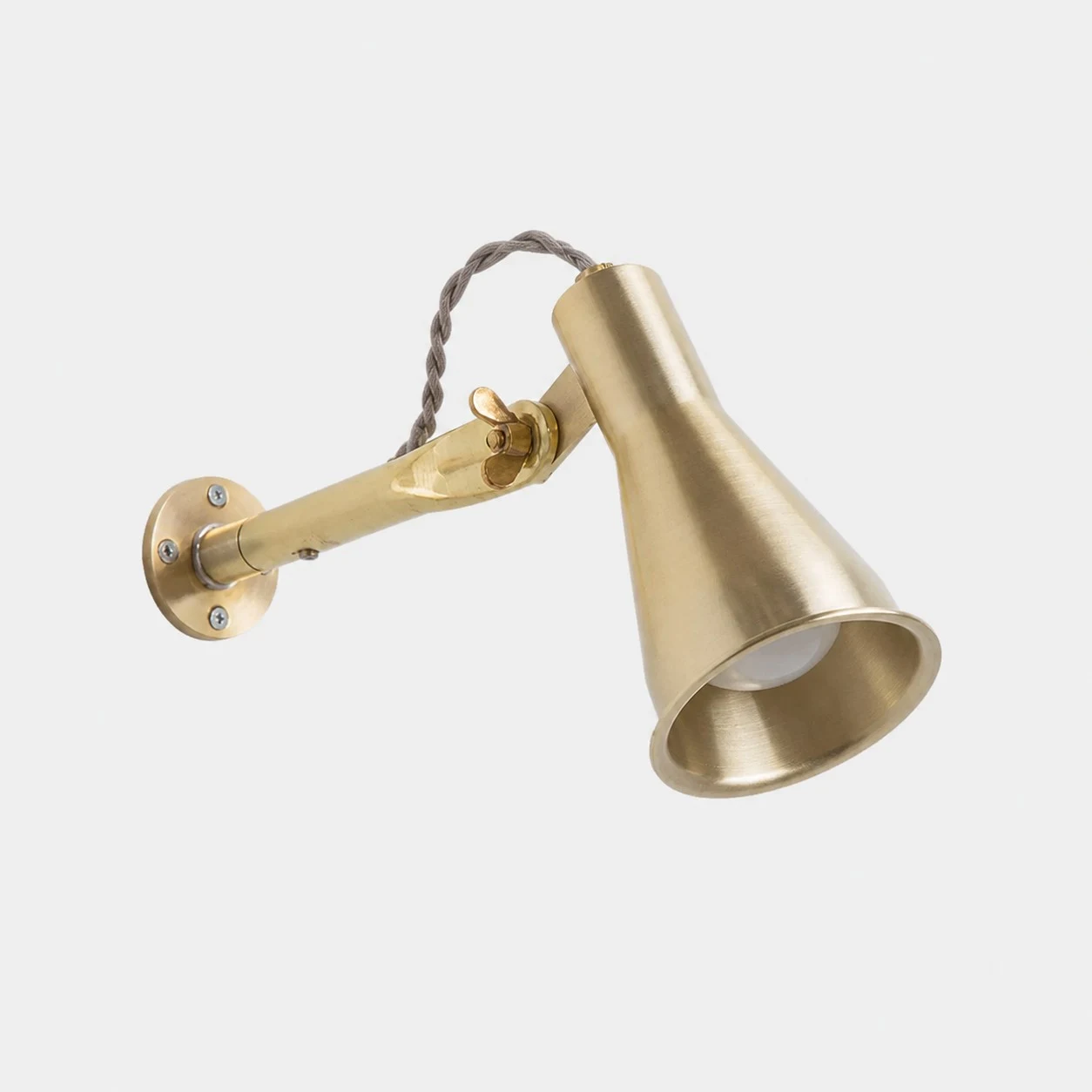 Short Arm Aged Brass