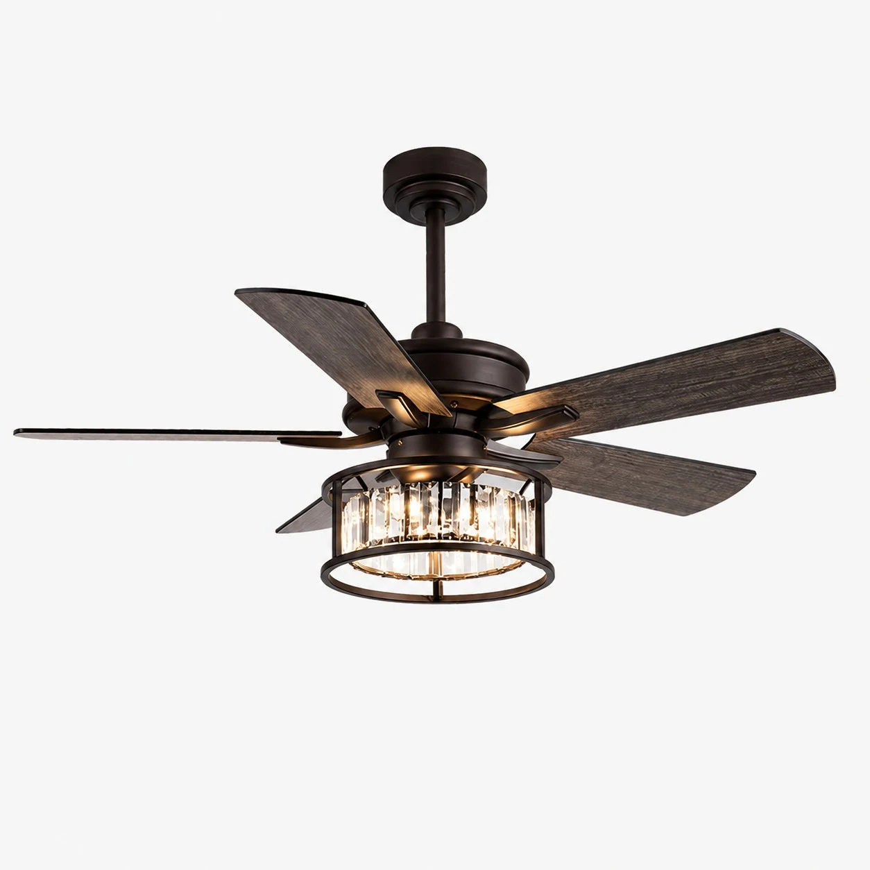 Gaiola de cristal K9 preta / 107 cm / 42″