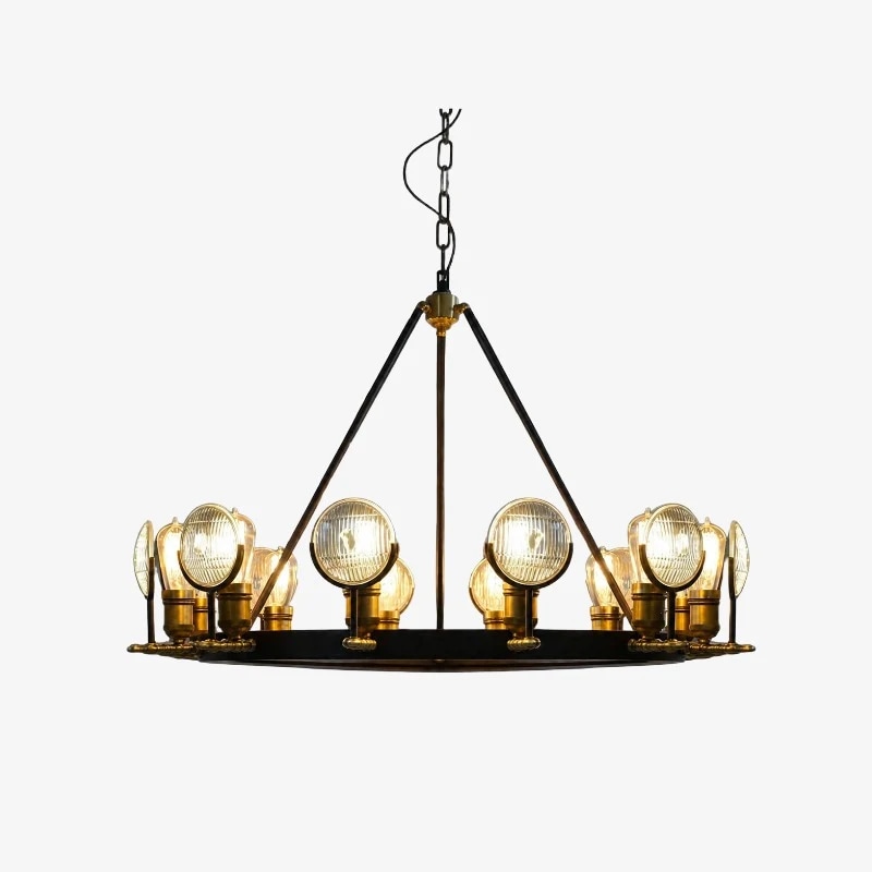 Lustre com 12 lâmpadas