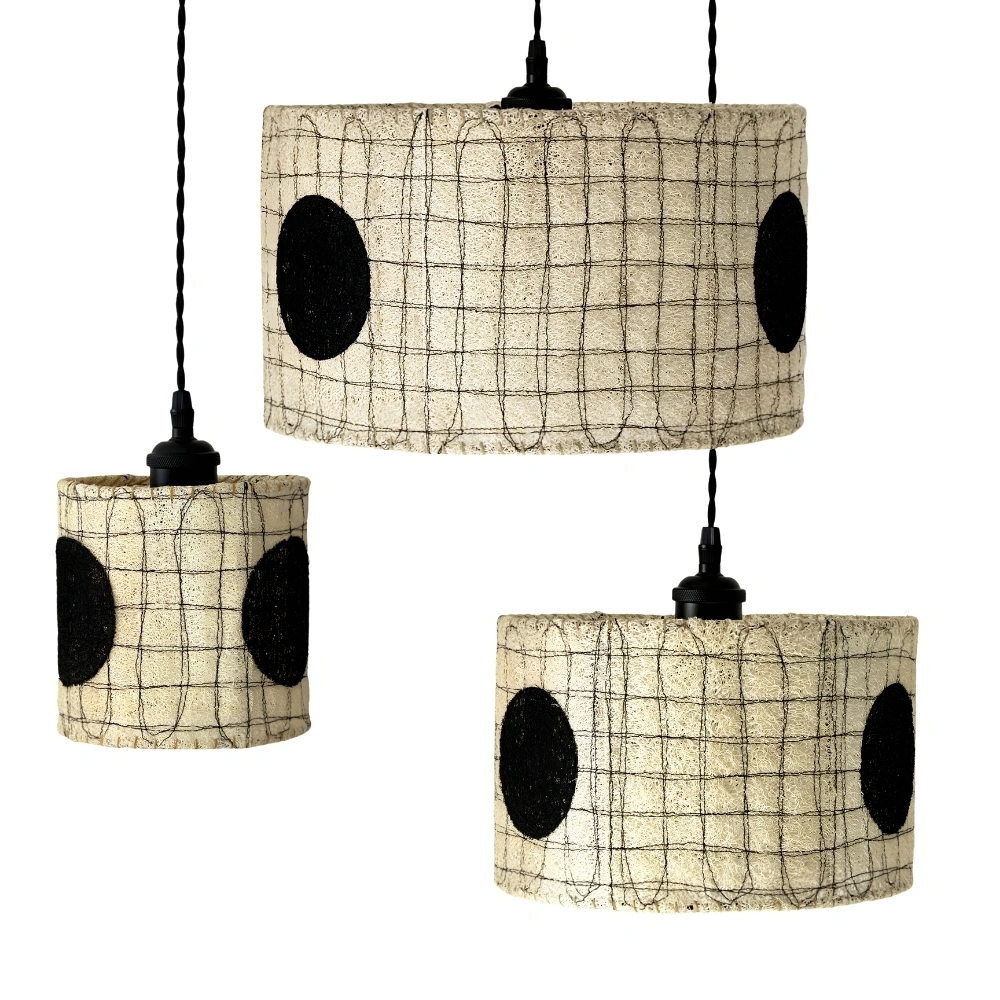 Style D natural loofah pendant SKU view
