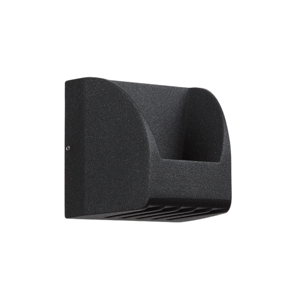 Single-direction Lighting small black outdoor wall light