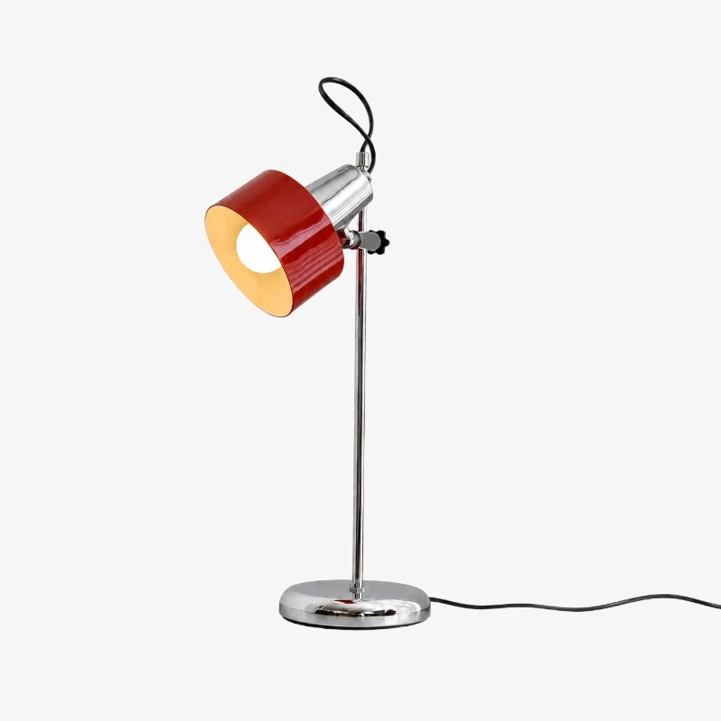 Lampada da tavolo retrò rossa