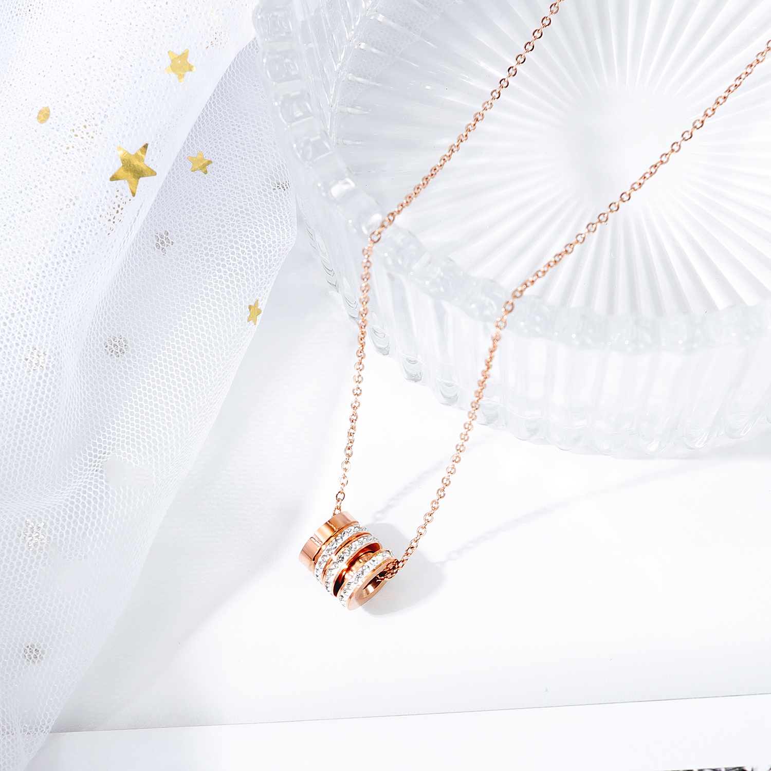 rose gold necklace