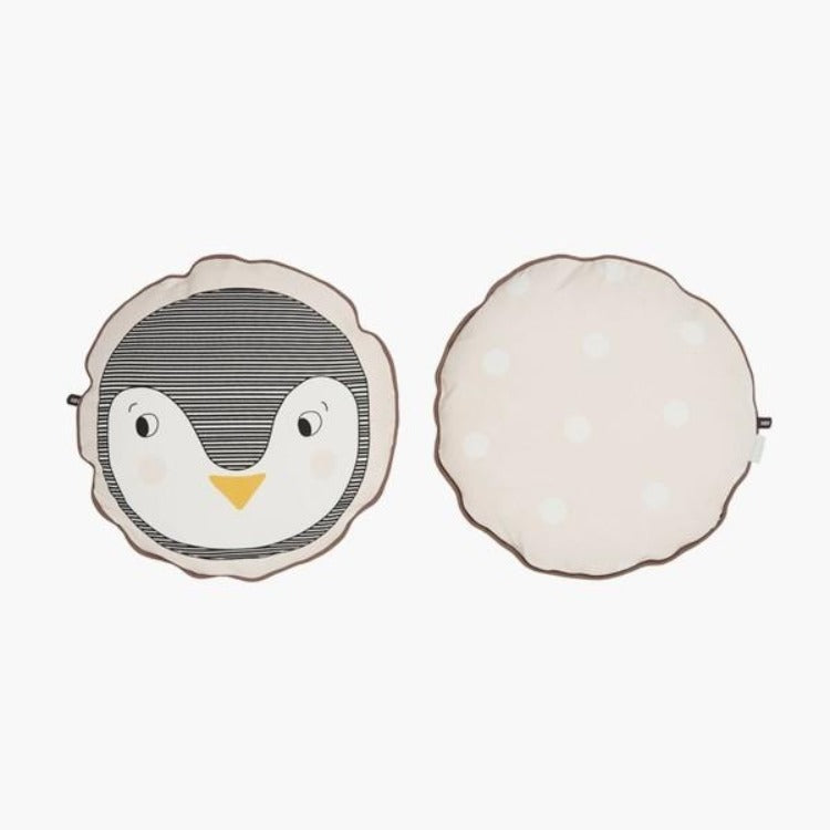 Animal Face Cushion | Penguin