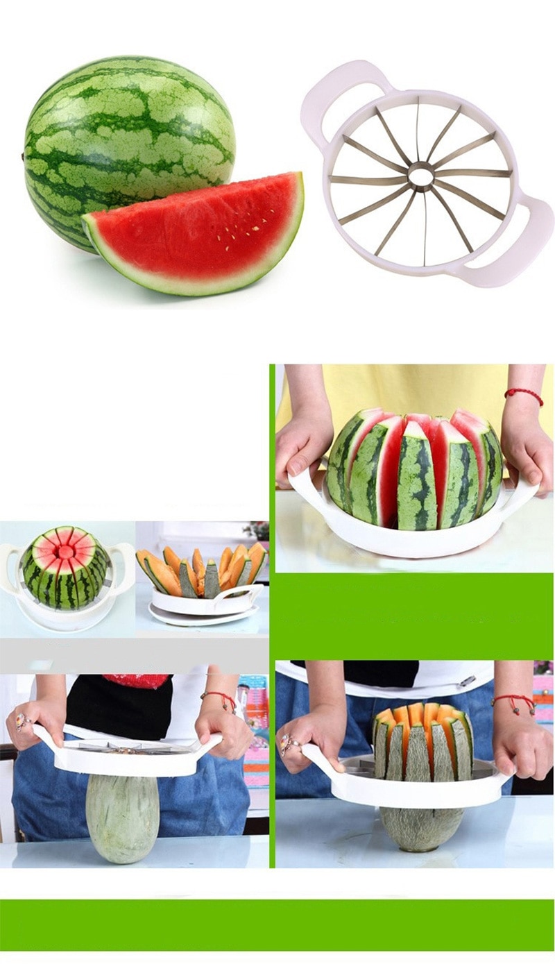 厨房小工具2018夏季不锈钢西瓜切水果刀切片沙拉制作工具厨房配件(14)