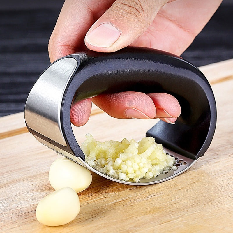 1pcs Manual Stainless Steel Garlic Press