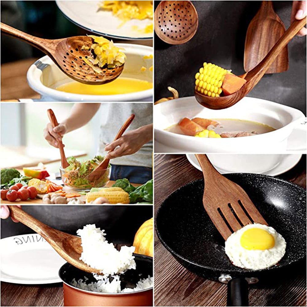 Wooden Cooking Utensil Set