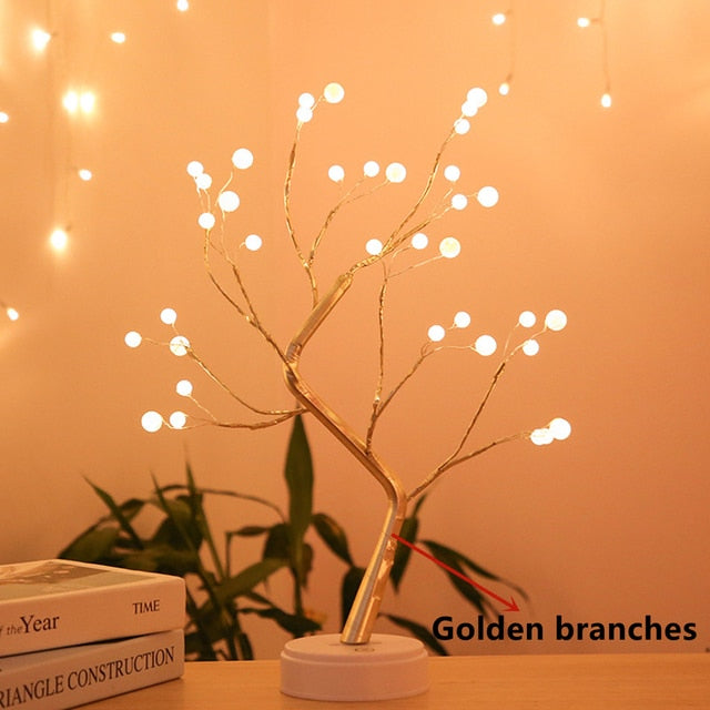 Led Night Lights Mini Tree Table Lamp