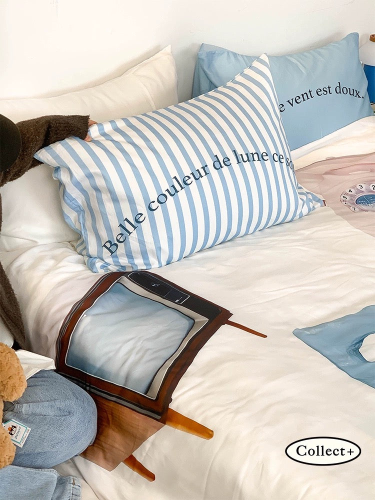 Blue Rabbit Bedding Set