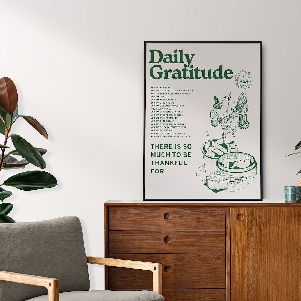 Green Retro Poster