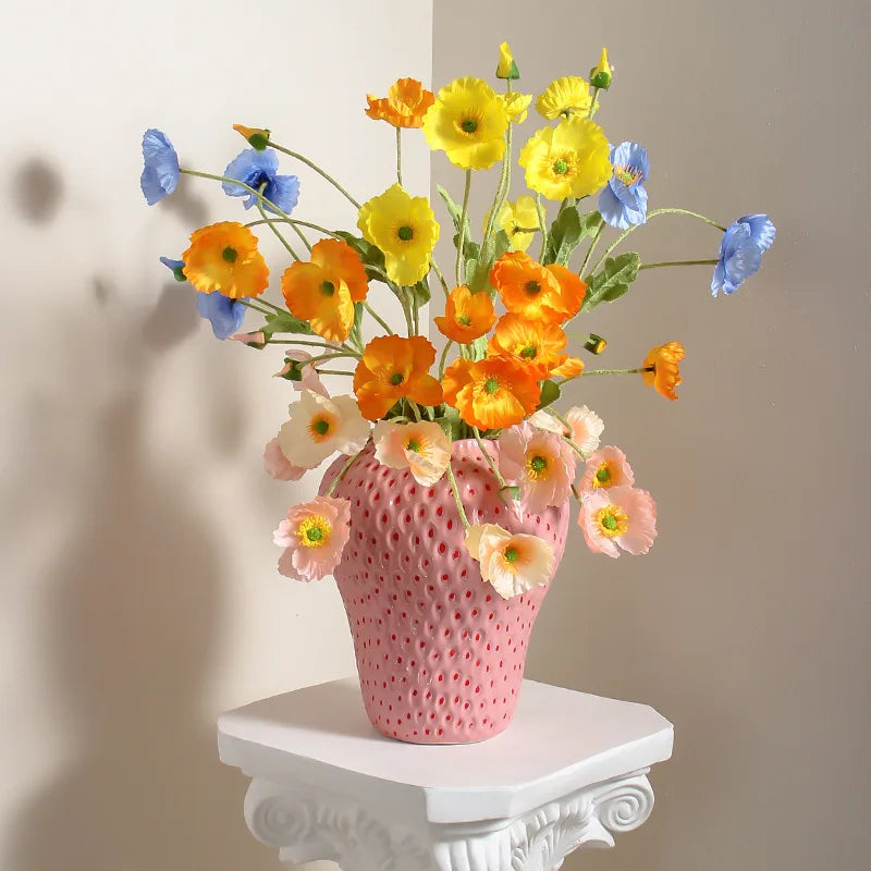 Strawberry Shaped Flower Vase