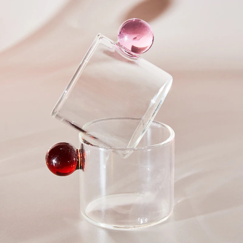 2PC Set Glass Espresso Cups