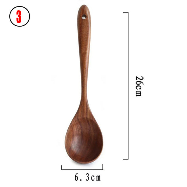Wooden Cooking Utensil Set