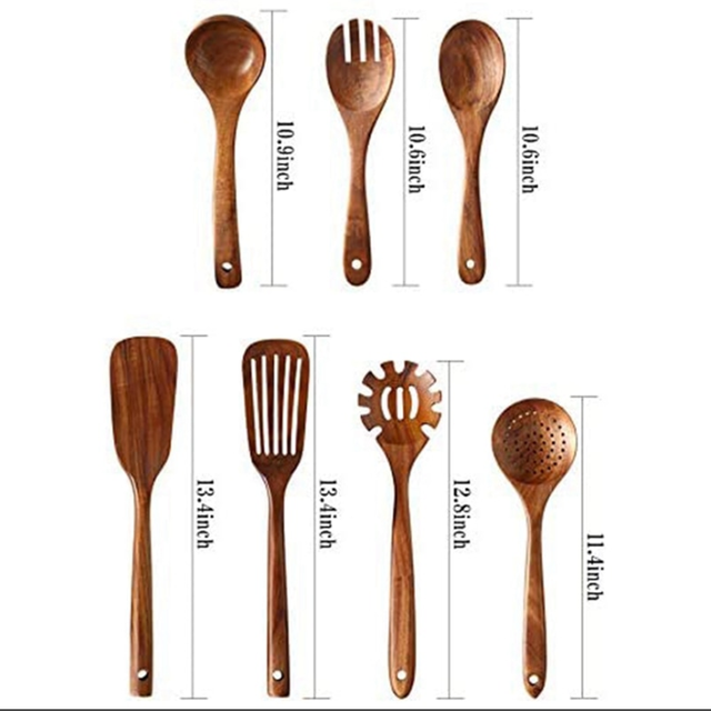 Wooden Cooking Utensil Set