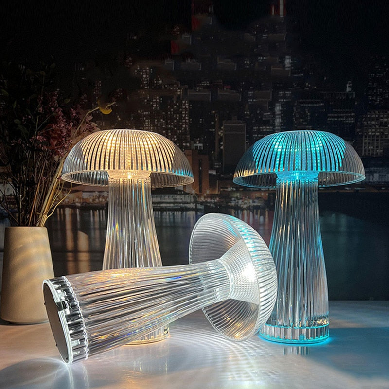 MultiColor Mushroom Shaped Table Lamp
