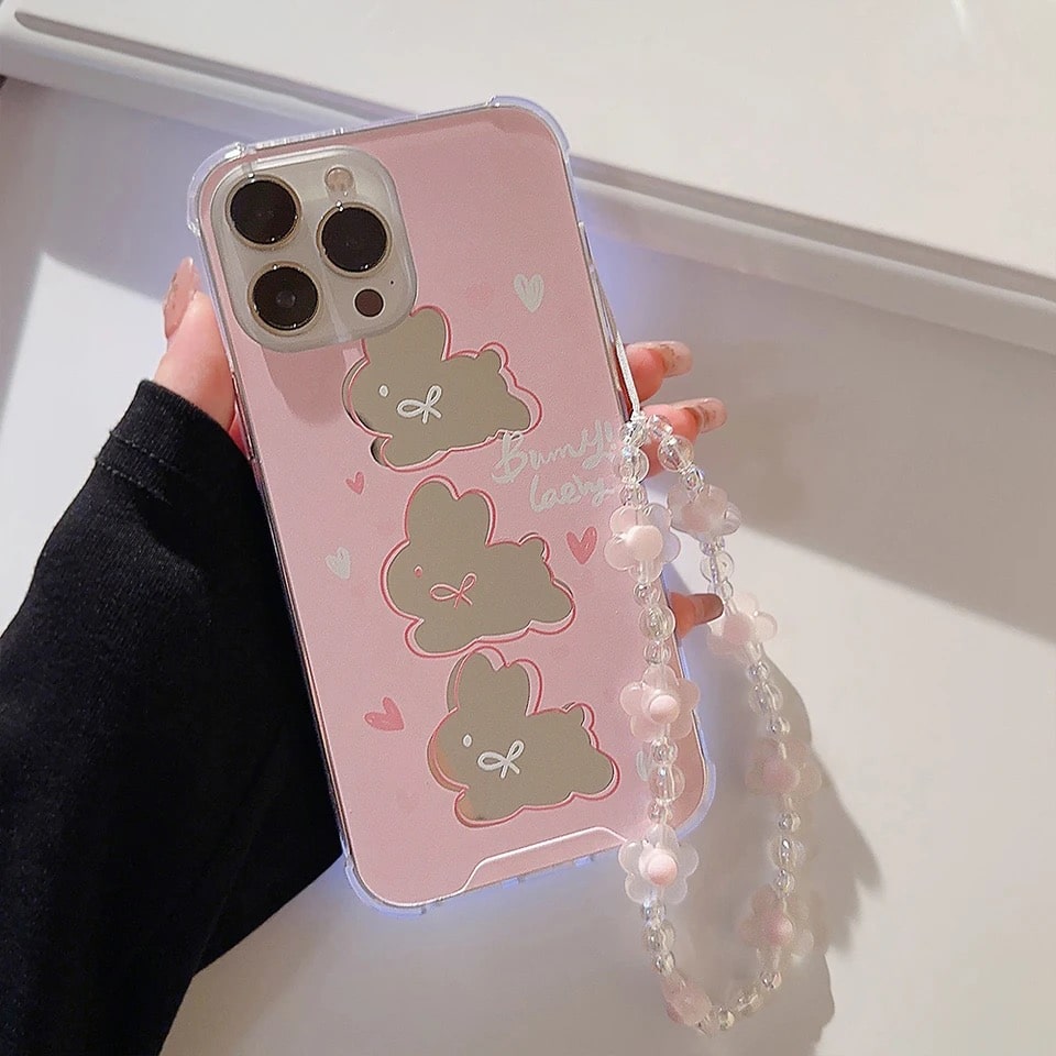 Pink Bunny iPhone Case