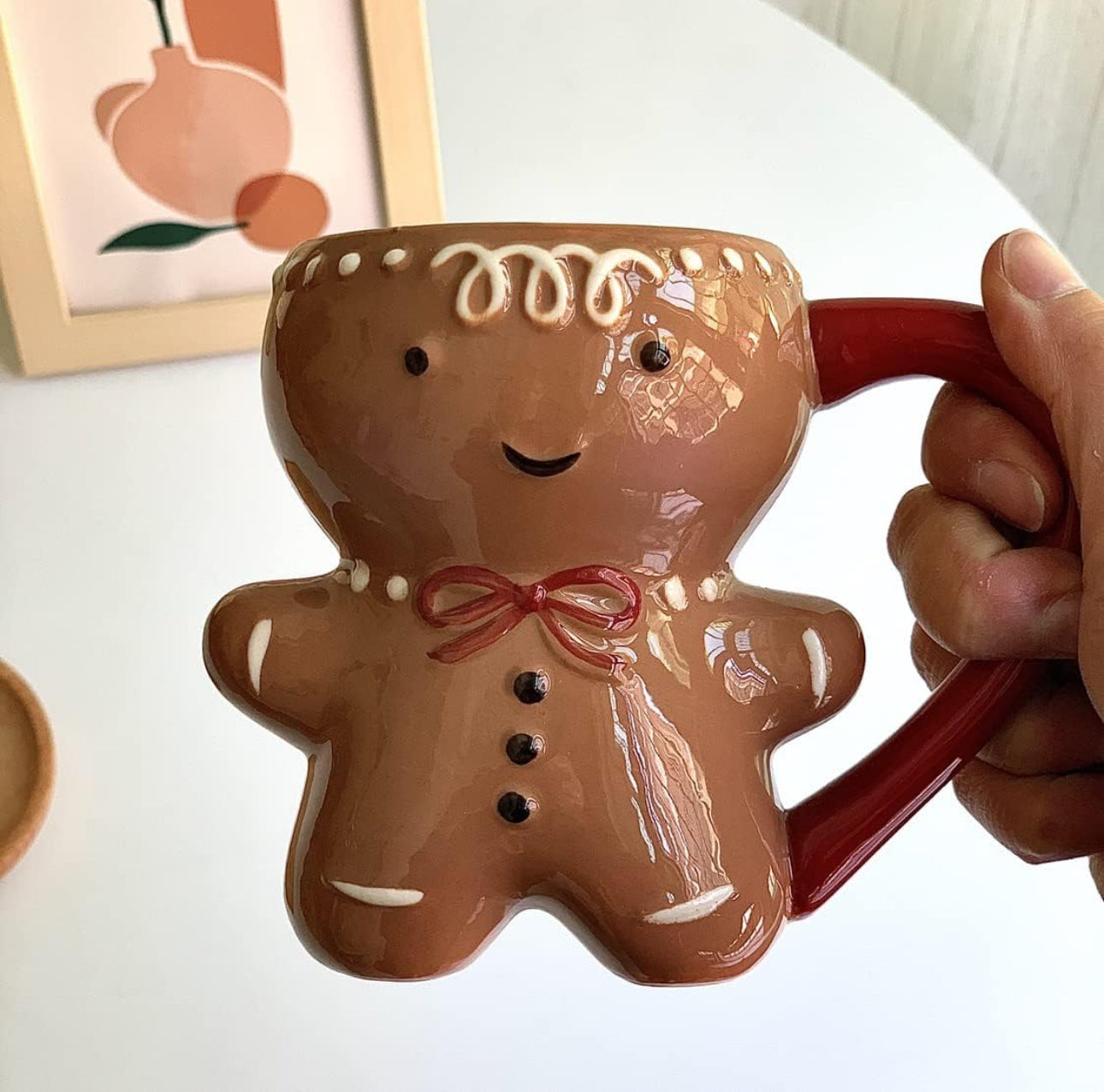 300ml Ceramic Gingerbread Man Mug
