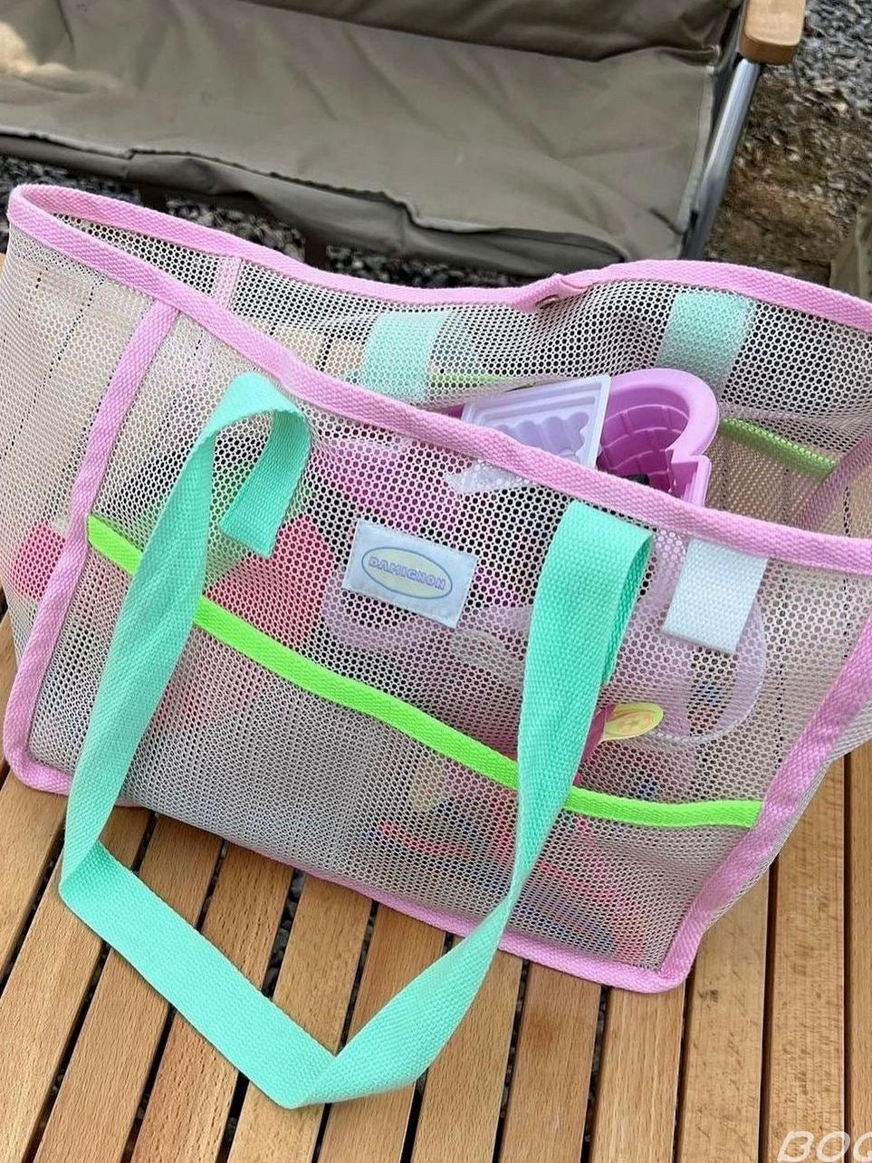 Pink Beach Bag