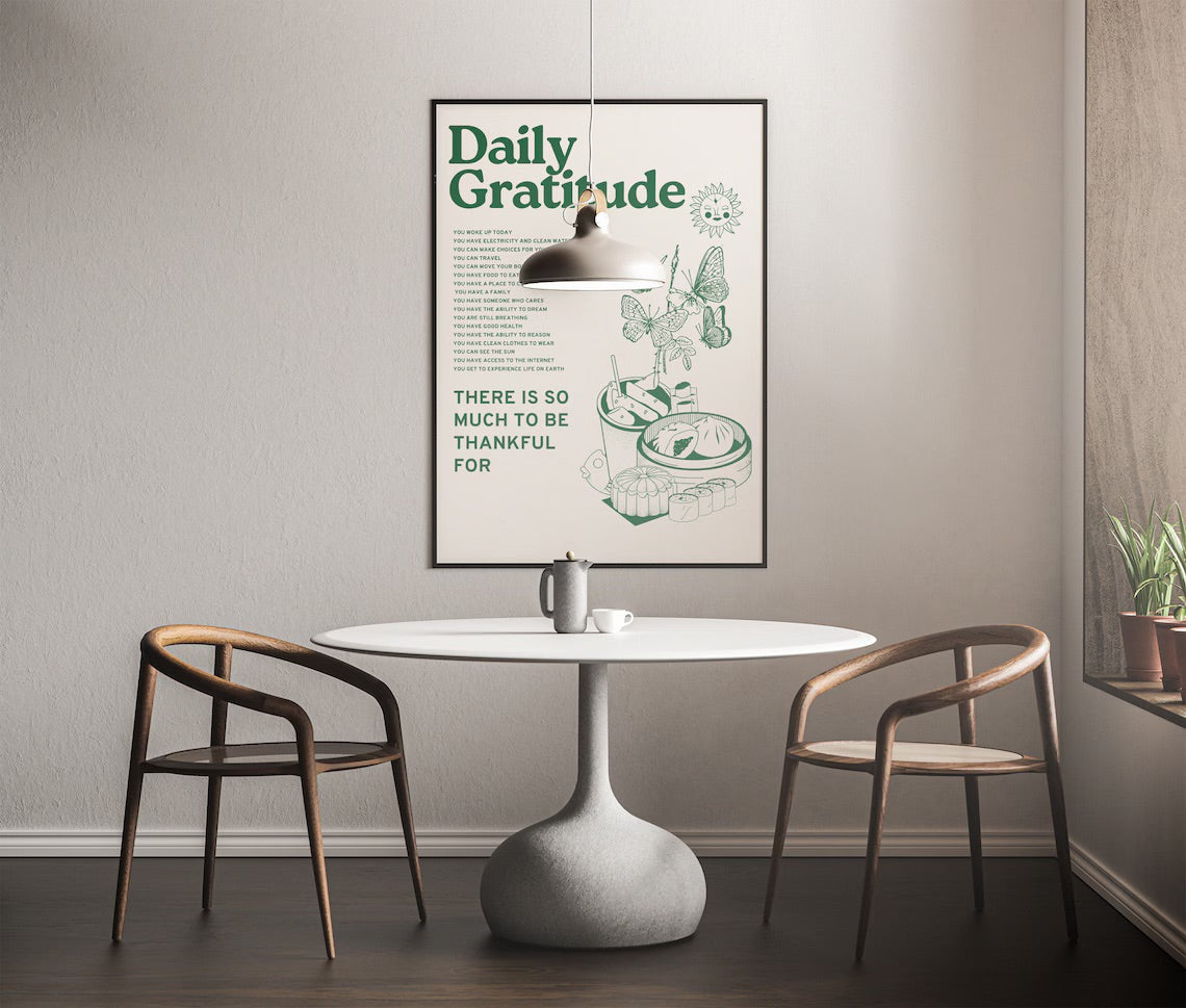 Green Retro Poster