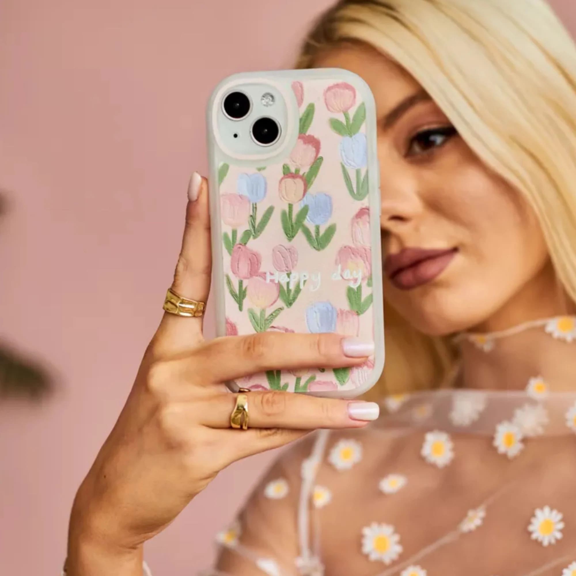 Pink Flowers Case