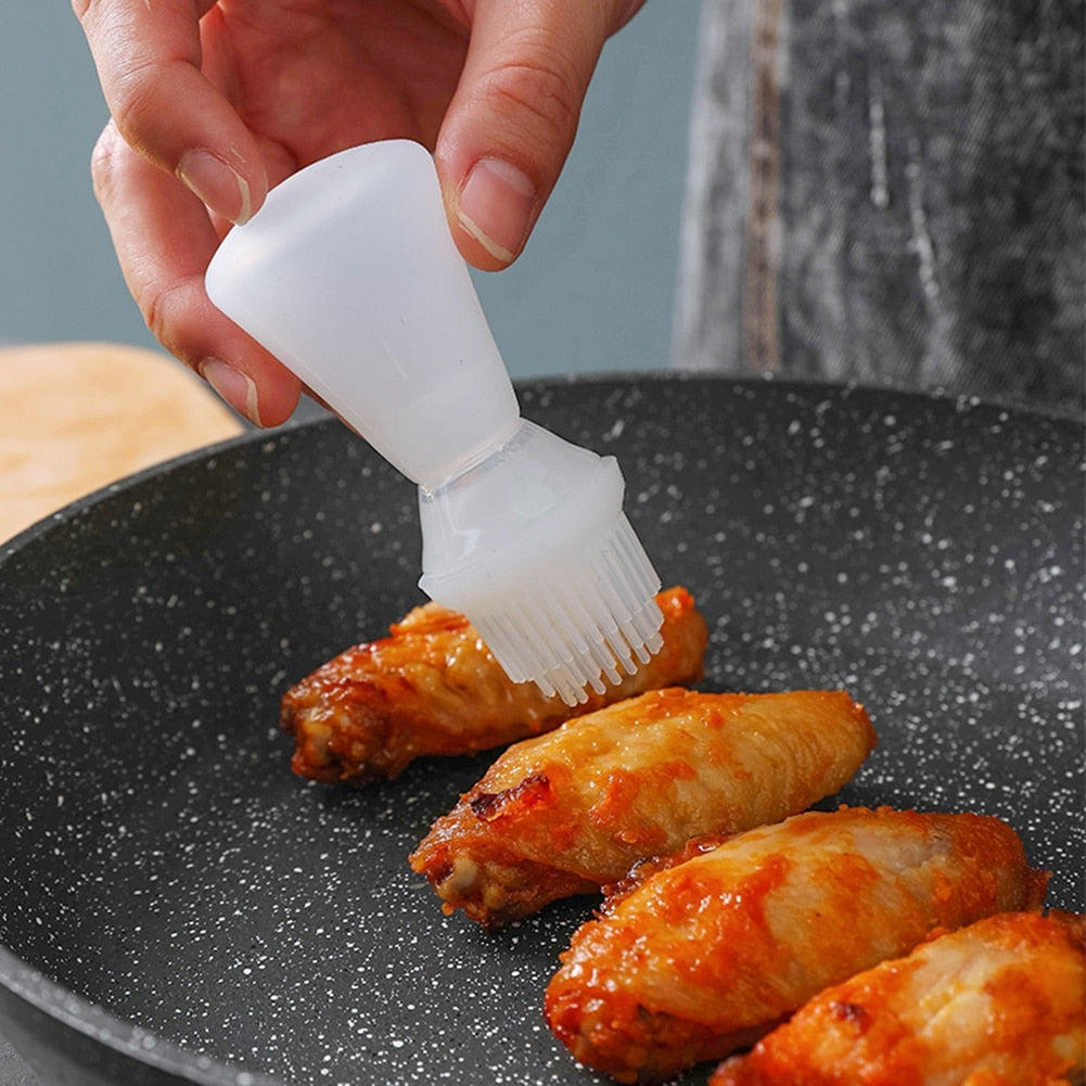 Silicone Oil Brush With Bottle