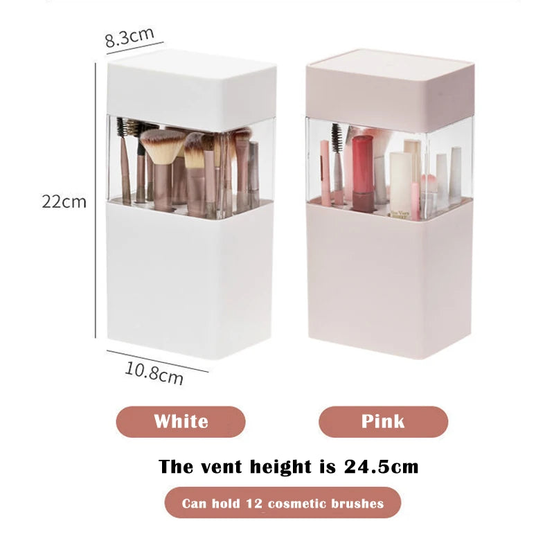 Dustproof Cosmetic Brush Storage Box