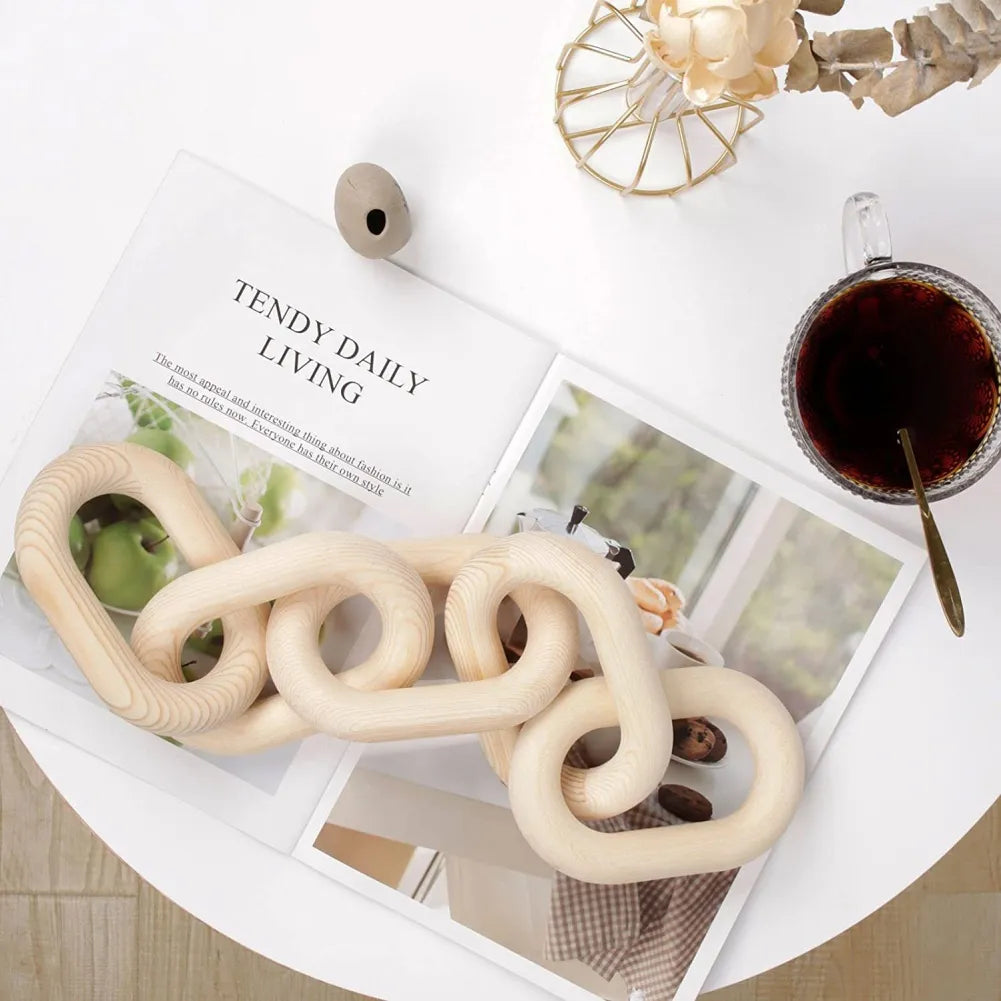 Rustic Wooden Chain Link