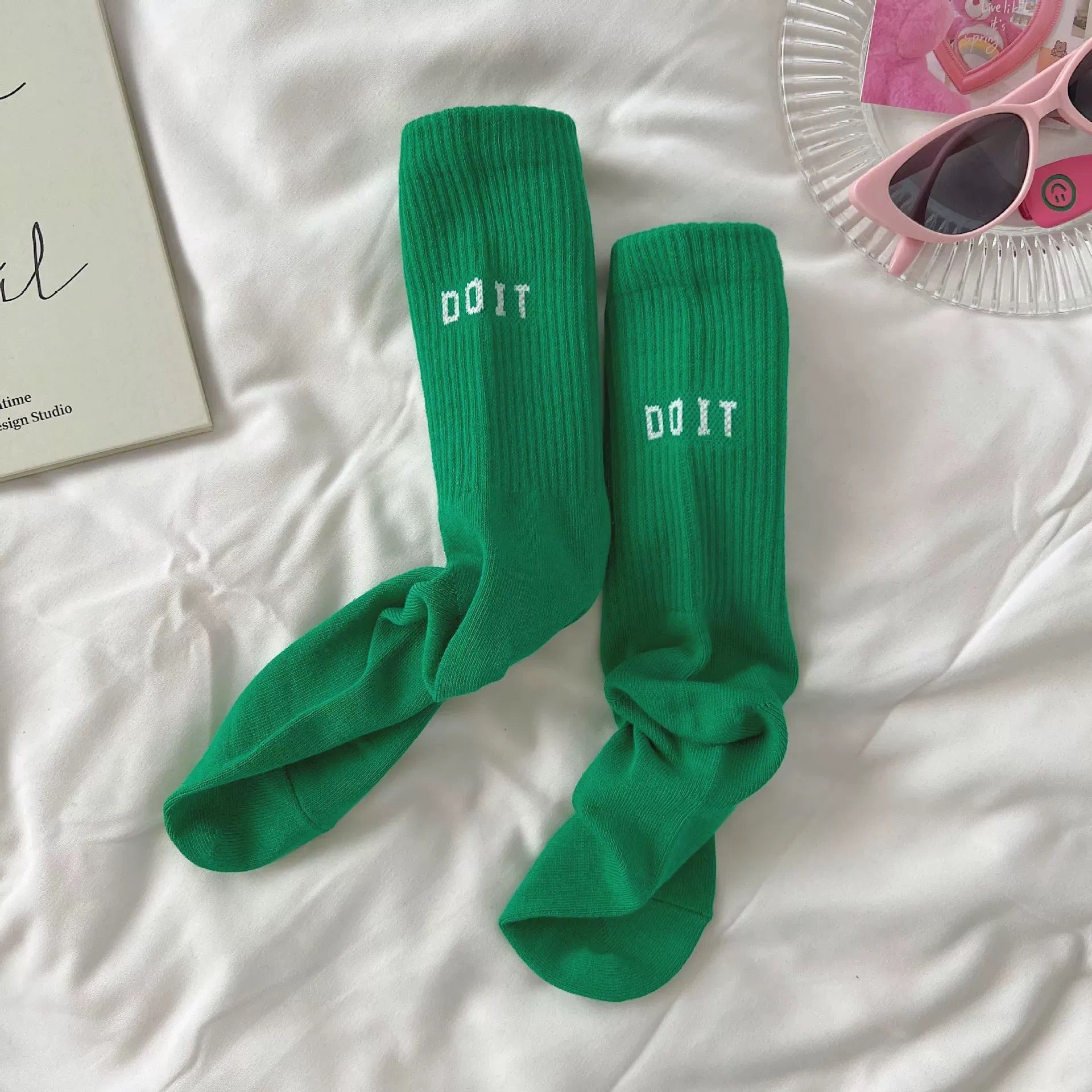 Y2k Pink Socks