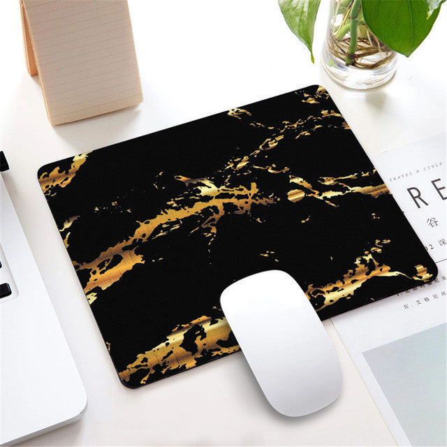 Square Silicone Marble Pattern Mouse Pad
