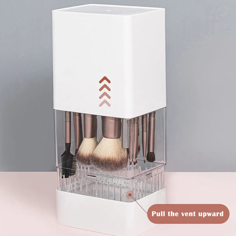 Dustproof Cosmetic Brush Storage Box
