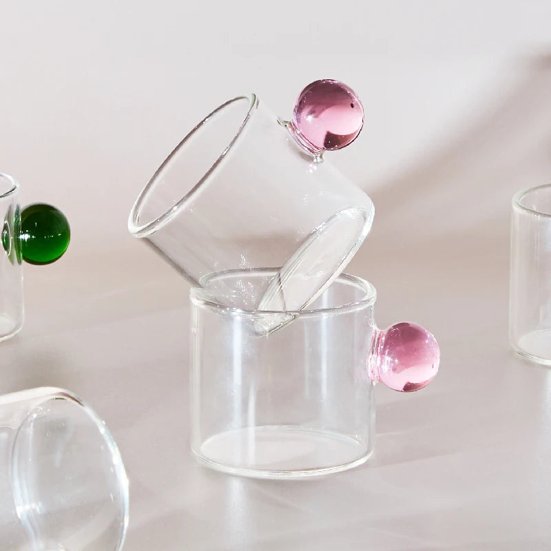 2PC Set Glass Espresso Cups