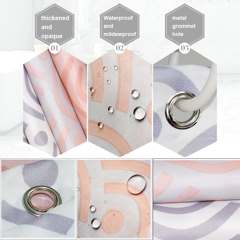 Waterproof Nordic Shower Curtain