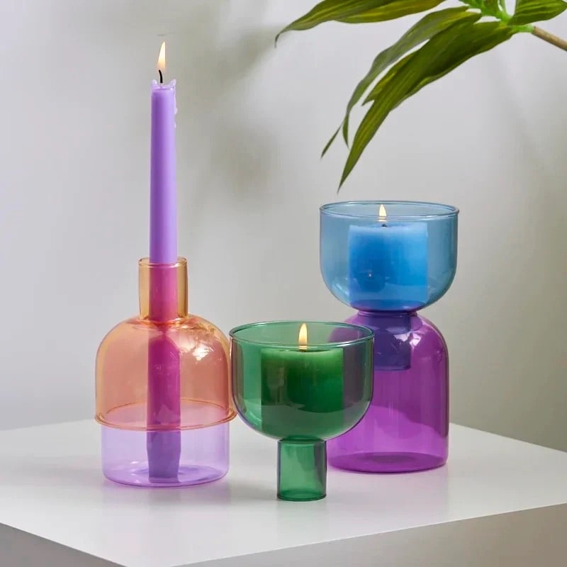 Retro Candle Holders
