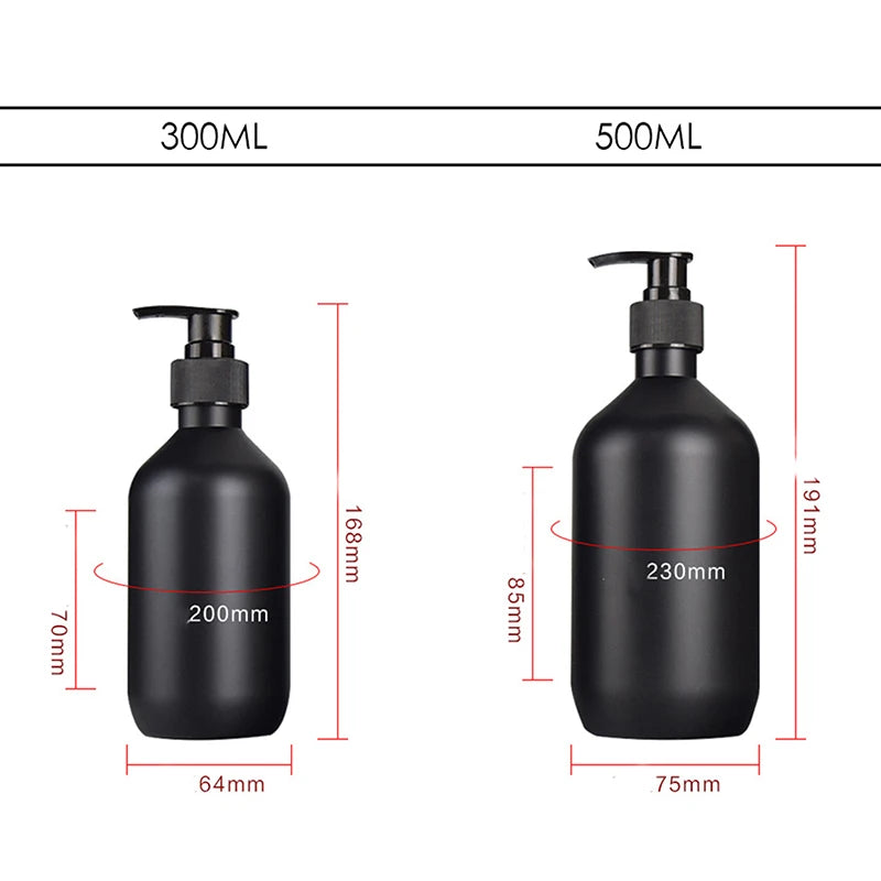 Matte Black 300/500ml Soap Dispenser