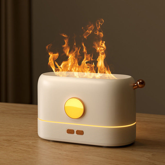 USB LED Flame Simulation Humidifier