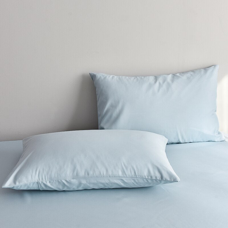 Solid Color Duvet Cover Set