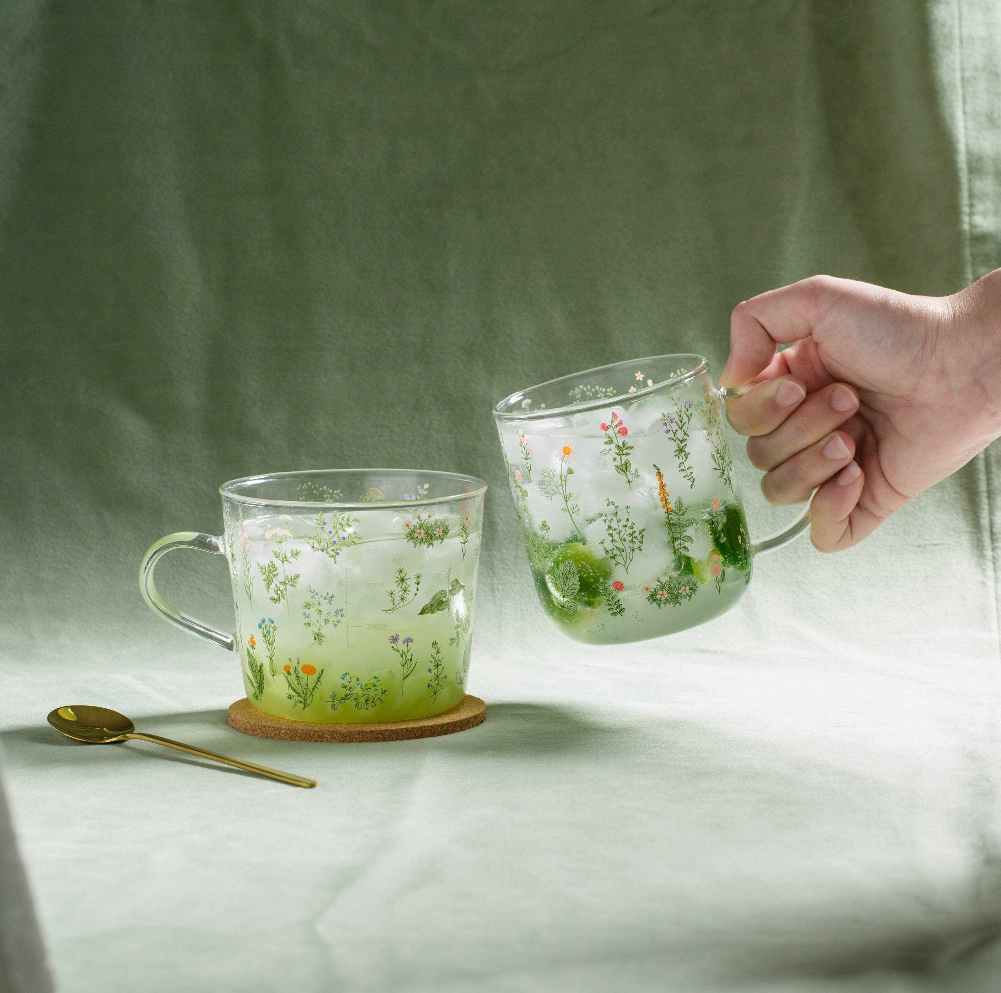 Grass Pattern Coffee Mug