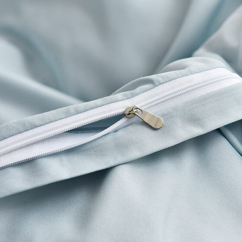 Solid Color Duvet Cover Set